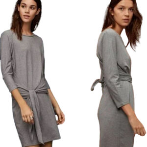 Aritzia The Group by Babaton Black Friedan Tied Knot Dress US S